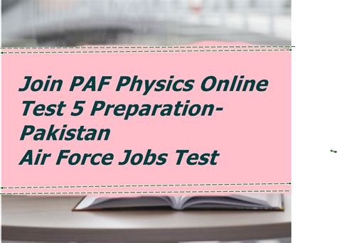 online paf test practice|Join PAF Physics Test Online Preparation MCQs.
